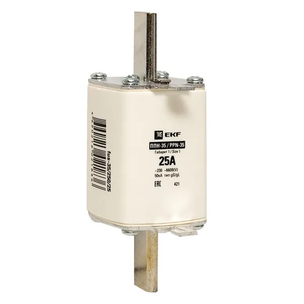 EKF Fuse Element PPN-35 250A Size 1 - Insulated & White 1