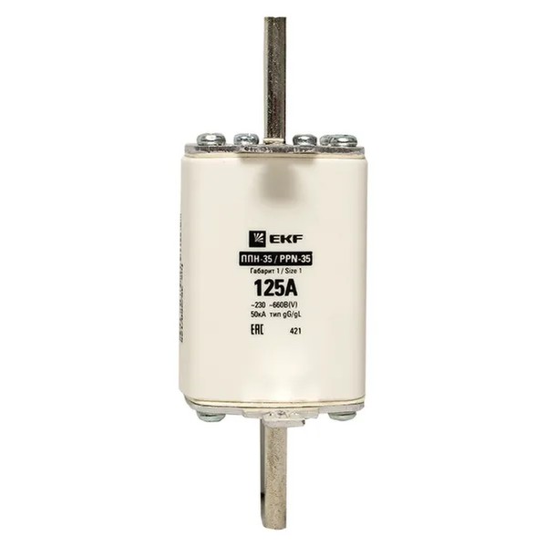 EKF Fuse Insert PPN-35 250A Size 1 - Insulated, White 5