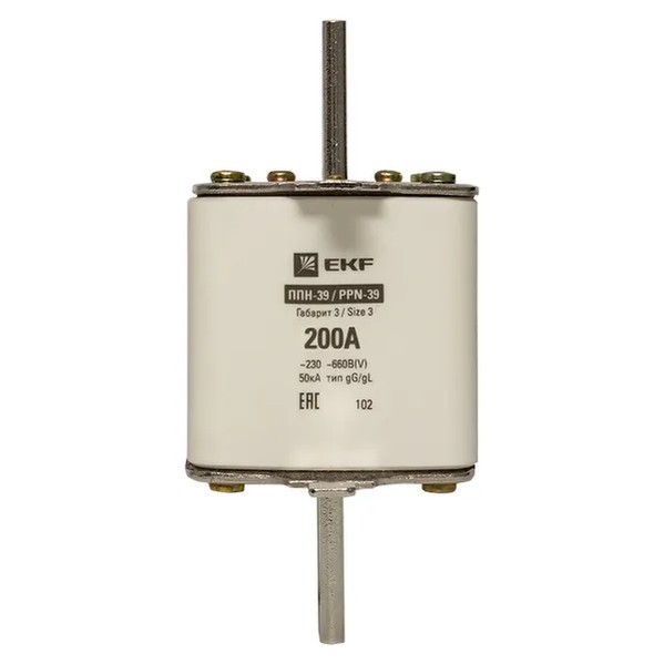 EKF Fuse Link PPN-39 630/200A Size 3 - Metal & White