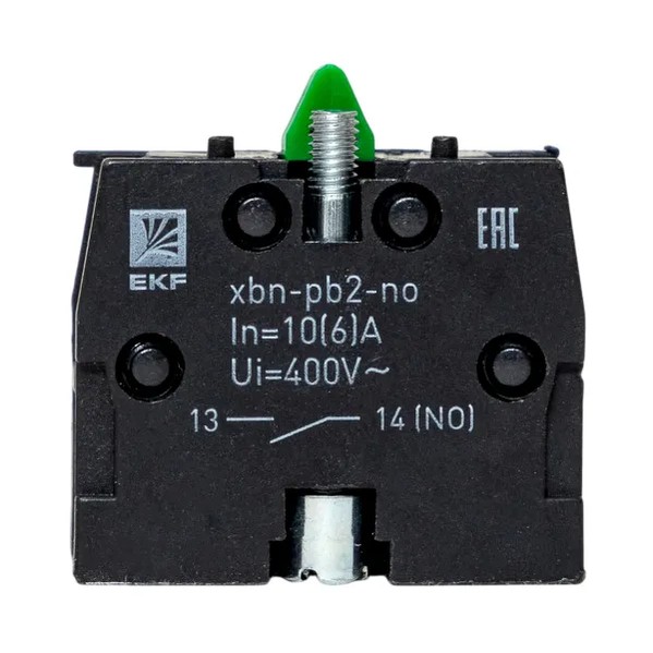 EKF Additional Contact XB-2 NO Silicone Green 1