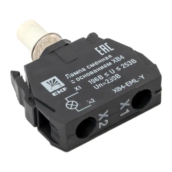 EKF Replaceable Lamp Yellow 230V 4