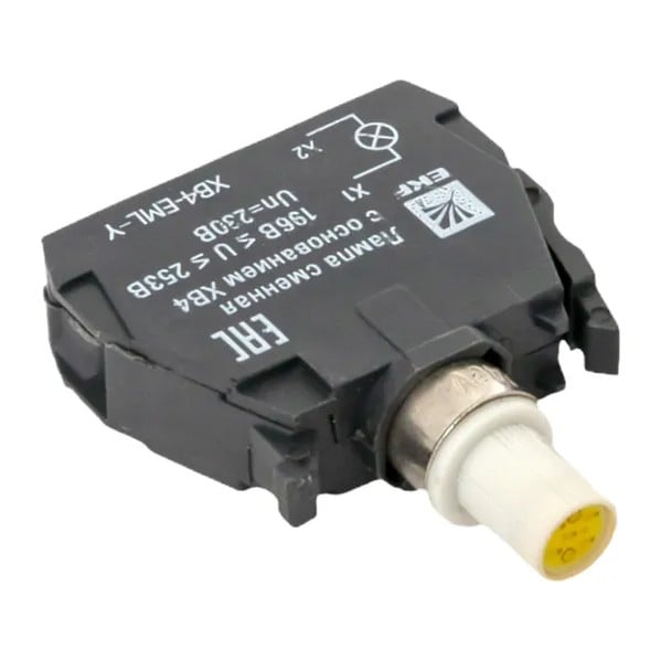 EKF Replaceable Lamp Yellow 230V 9