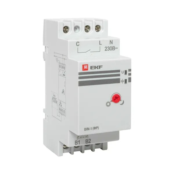 EKF Photo Relay DIN Rail 25A Black 3