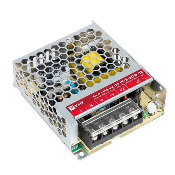 EKF Power Supply MPS-50W-12 Aluminum Black 4