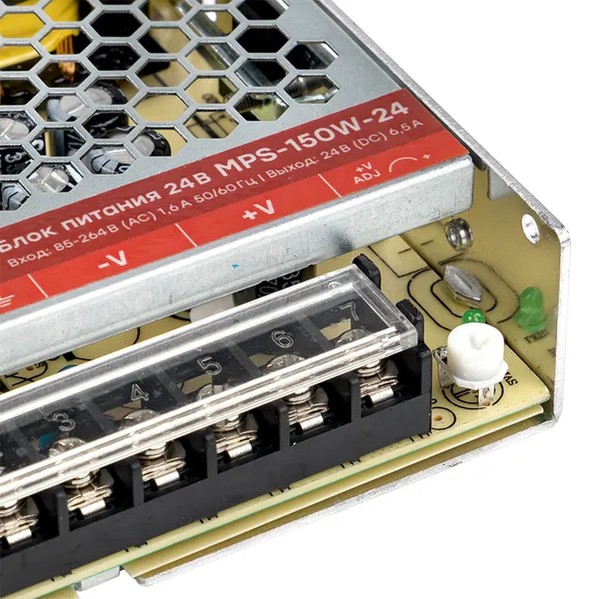 EKF Power Supply 24V MPS-150W-24 Aluminum Silver 6