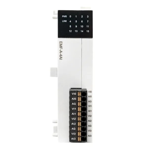 EKF Analog Input Module 4AI - Durable Plastic - Black 1