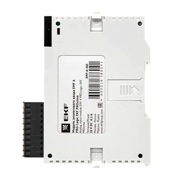 EKF Analog Input Module 4AI - Durable Plastic - Black 3