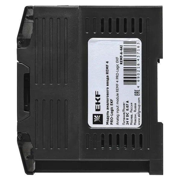 EKF REMF 4 PRO-Logic Analog Input Module - Plastic - Black