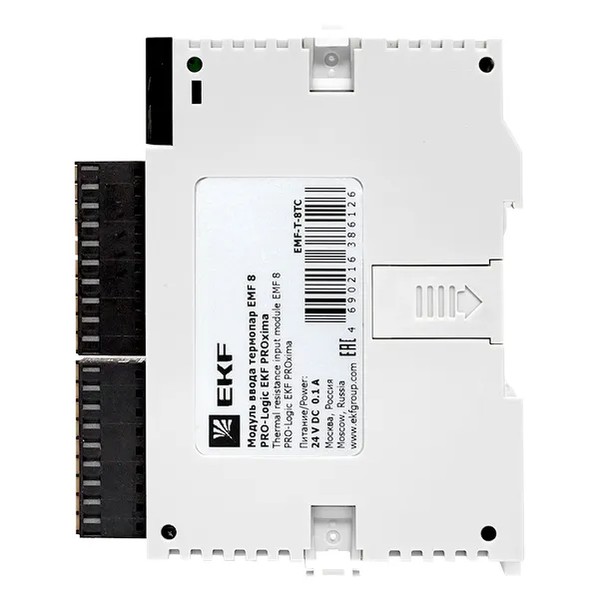 EKF Thermocouple Input Module EMF 8 - Plastic - Black 6