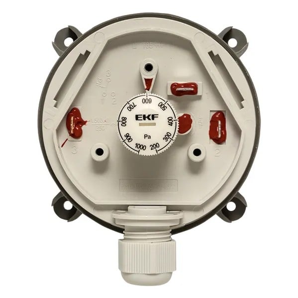 EKF Differential Pressure Switch RVG-10-1000 | Mechanical | Durable Plastic & White 7