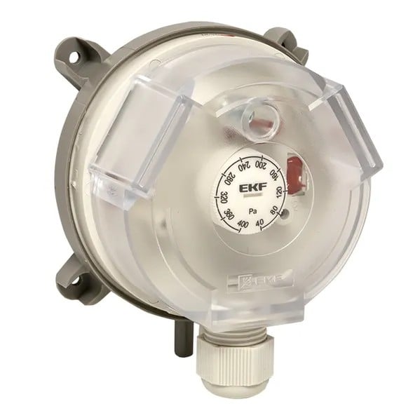 EKF Differential Pressure Switch RVG-10-400 | Durable Plastic | White 3