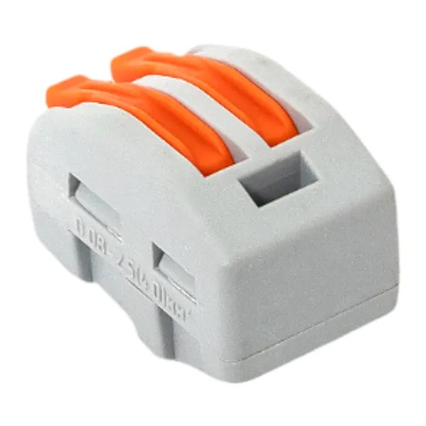 EKF Terminal Block Light Gray Plastic 1