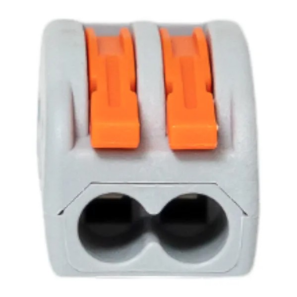 EKF Terminal Block Light Gray Plastic 5