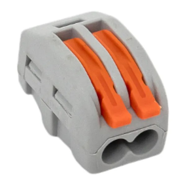 EKF Terminal Block Light Gray Plastic 7