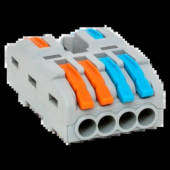 EKF Building Terminal Light Gray Tinned Copper