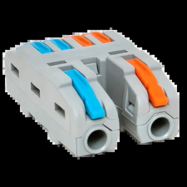 EKF Building Terminal Light Gray Tinned Copper 4