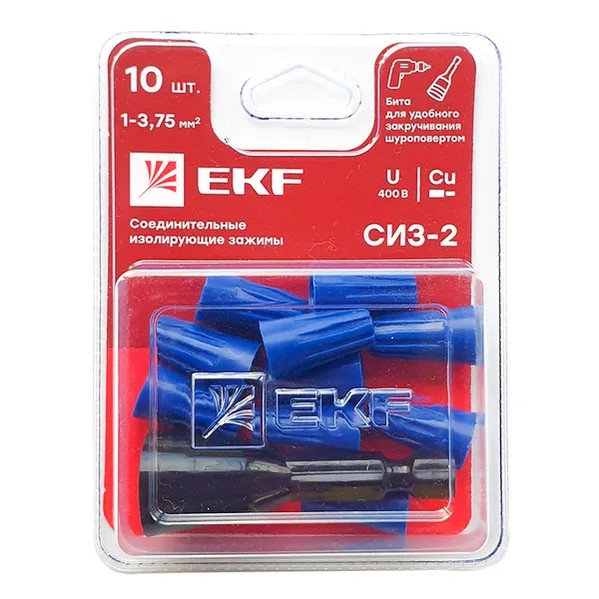 EKF Clamp Insulator Blue PVC
