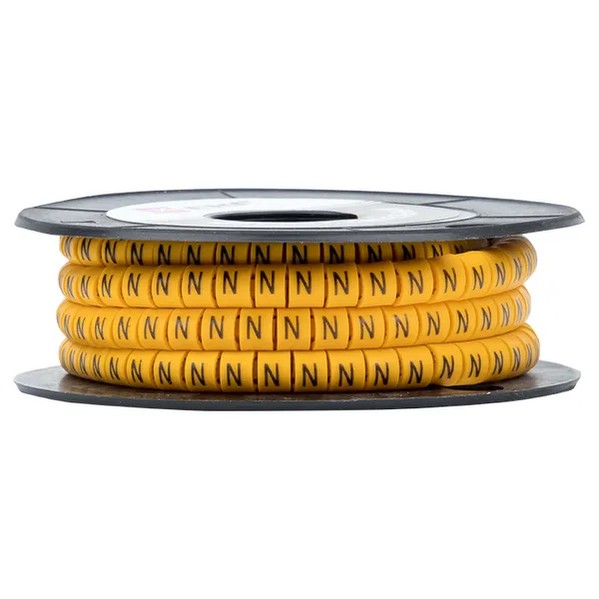 EKF Cable Marker Yellow Plastic