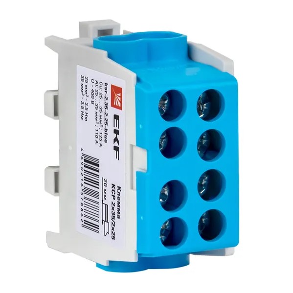 EKF Distribution Terminal Block KSR Blue - Durable & Reliable 6