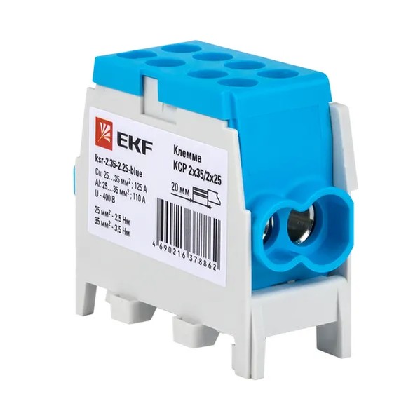 EKF Distribution Terminal Block KSR Blue - Durable & Reliable 10
