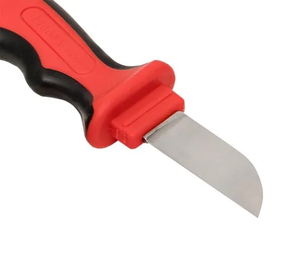 EKF Insulation Stripping Knife 1000V - Steel & Black 1