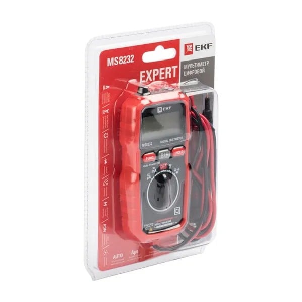EKF Digital Multimeter MS8232 - Plastic - Black 1