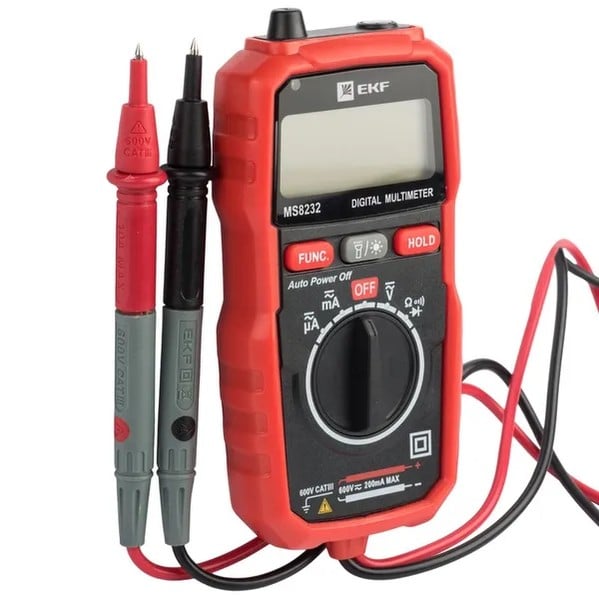 EKF Digital Multimeter MS8232 - Plastic - Black 2
