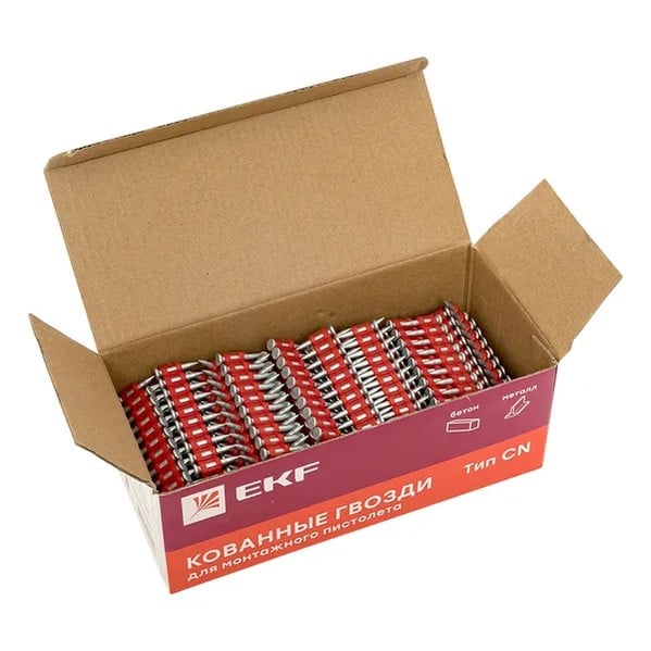 EKF Forged Concrete and Metal Nails Bullet Type Zinc Plated 5