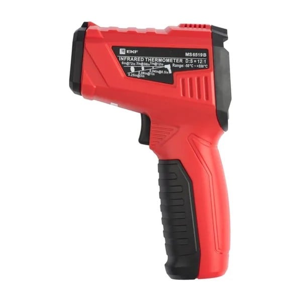 EKF Infrared Thermometer Pyrometer MS6519B - Durable Plastic & Black 1