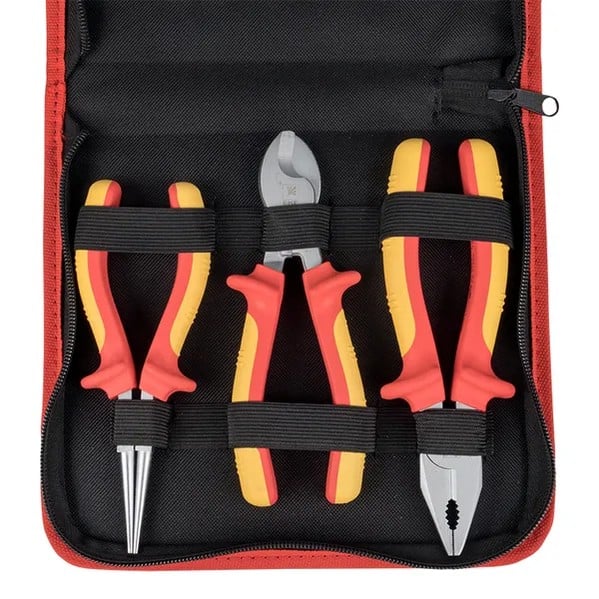 EKF Insulated Tool Set NII-04 Expert - Synthetic & Black 3