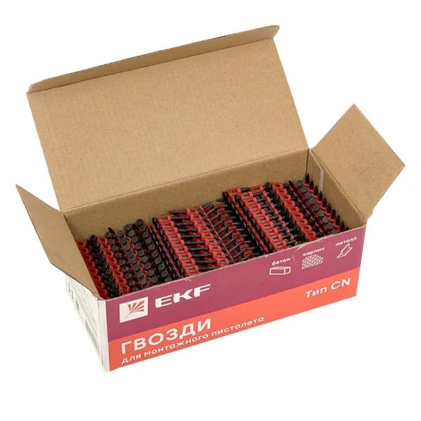 EKF Nails for Concrete & Metal - Steel, Black 3