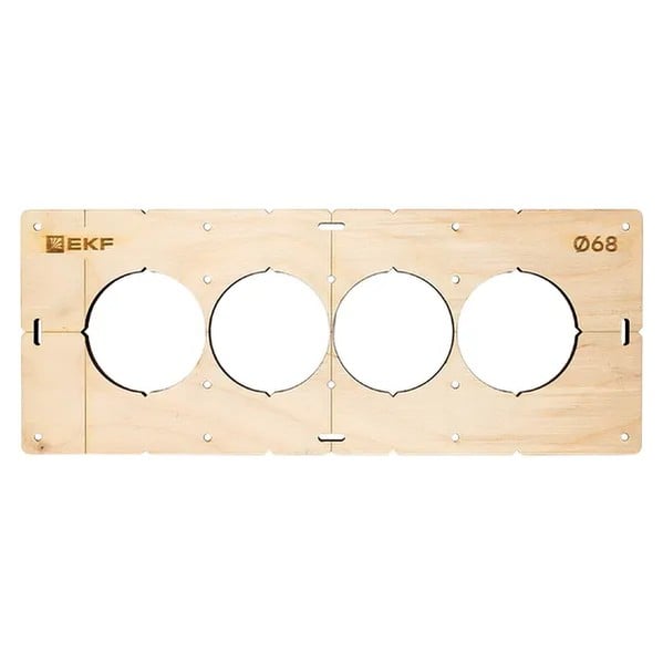 EKF Template Set Plywood 68mm 3