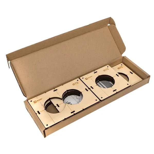 EKF Set of Templates Plywood Gray