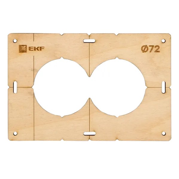 EKF Set of Templates Plywood Gray 4