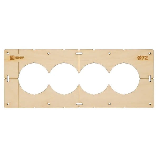 EKF Set of Templates Plywood Gray 5