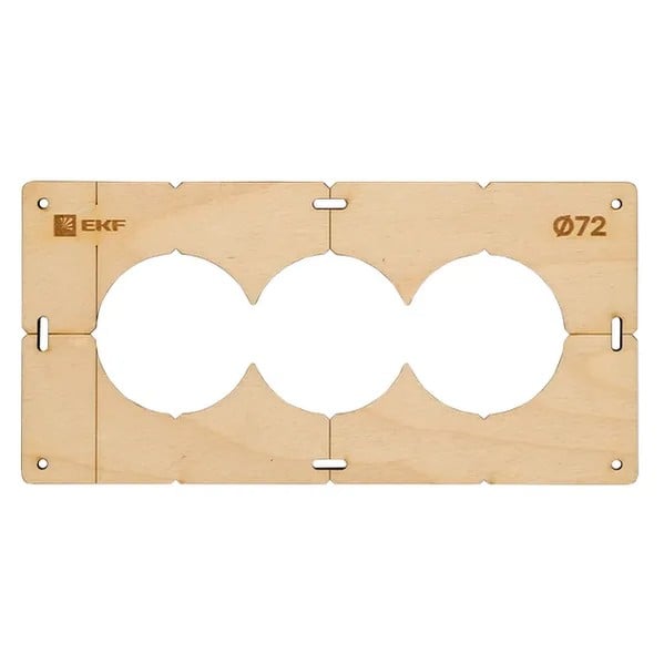 EKF Set of Templates Plywood Gray 8