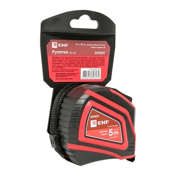 EKF Measuring Tape Steel Black 4