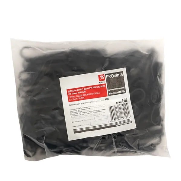 EKF Dowels-Cable Tie Polyamide Black 2