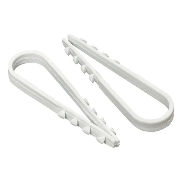 EKF Plastic Anchor-Cable Tie White 2