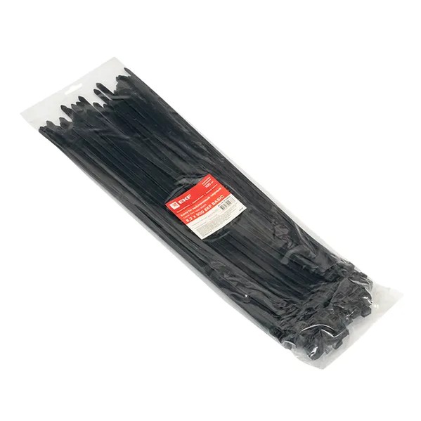 EKF Cable Tie Nylon Black 8.2mm x 500mm 1