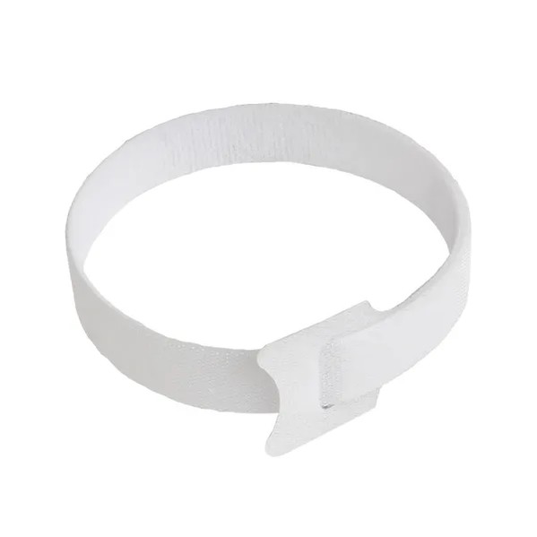 EKF Velcro Cable Tie - Plastic & White 3