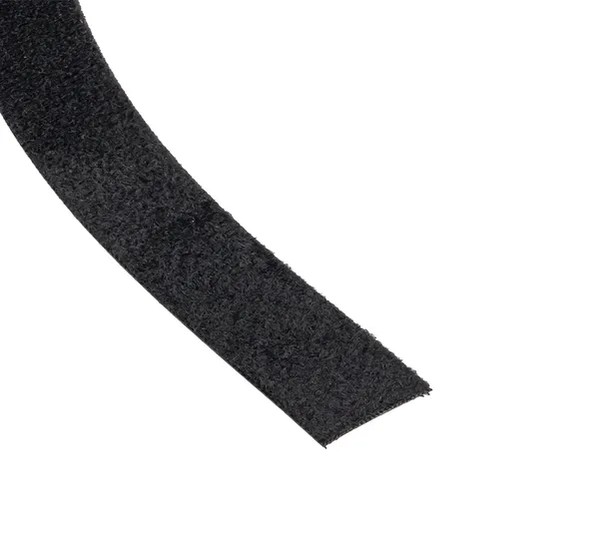 EKF Hook and Loop Cable Tie Black Polyamide 3