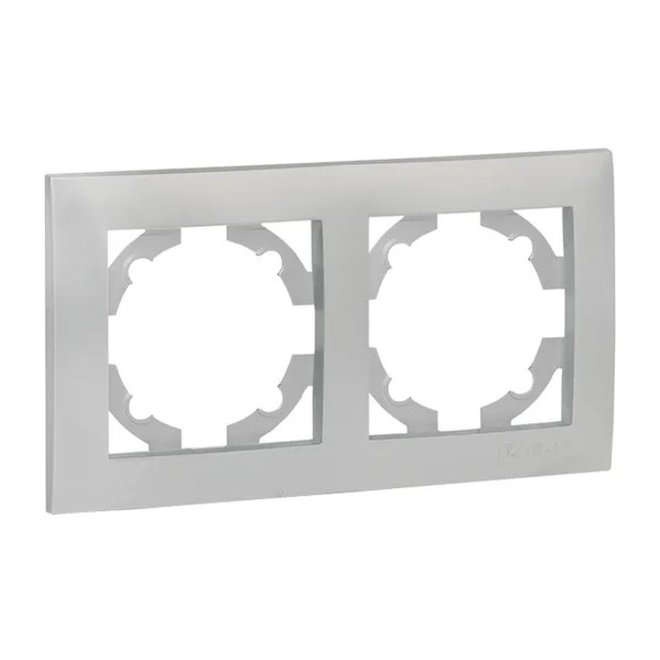 EKF Frame 2-gang Steel Polycarbonate