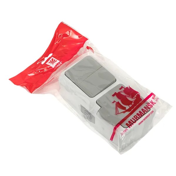 EKF Murmansk Block Socket + Switch IP54 Grey 3