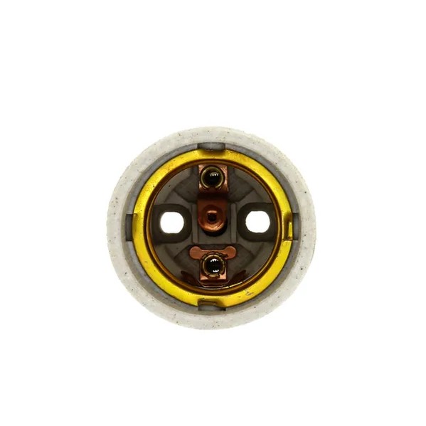 EKF Ceramic Socket E27 White 2