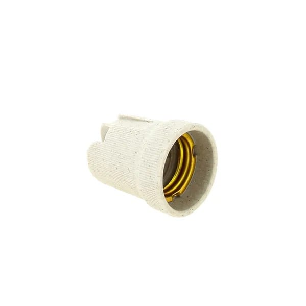 EKF Ceramic Socket E27 White 3