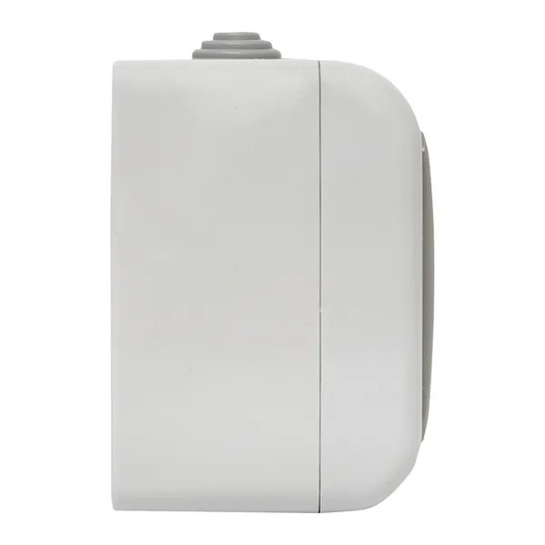 EKF Murmansk Socket 2-Gang Gray Plastic 1