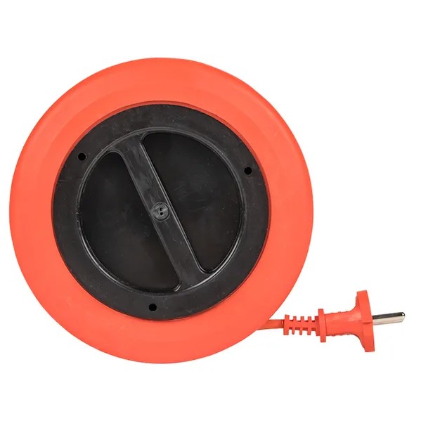 EKF Extension Reel Plastic Black