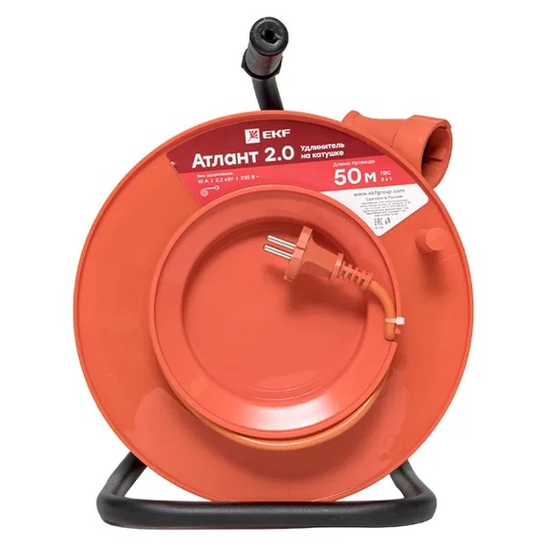 EKF Extension Cord Atlant 2.0 - Plastic - Black 1