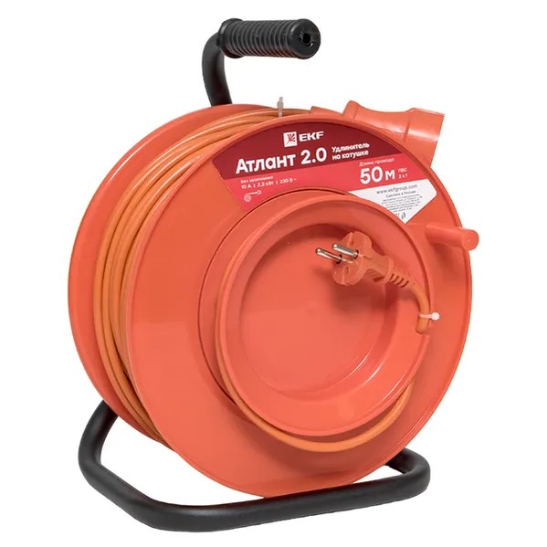 EKF Extension Cord Atlant 2.0 - Plastic - Black 3